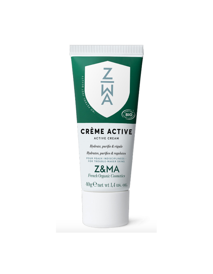 creme active hydrate purifie regule acne z&ma marque francaise corner de sophie biarritz soin visage